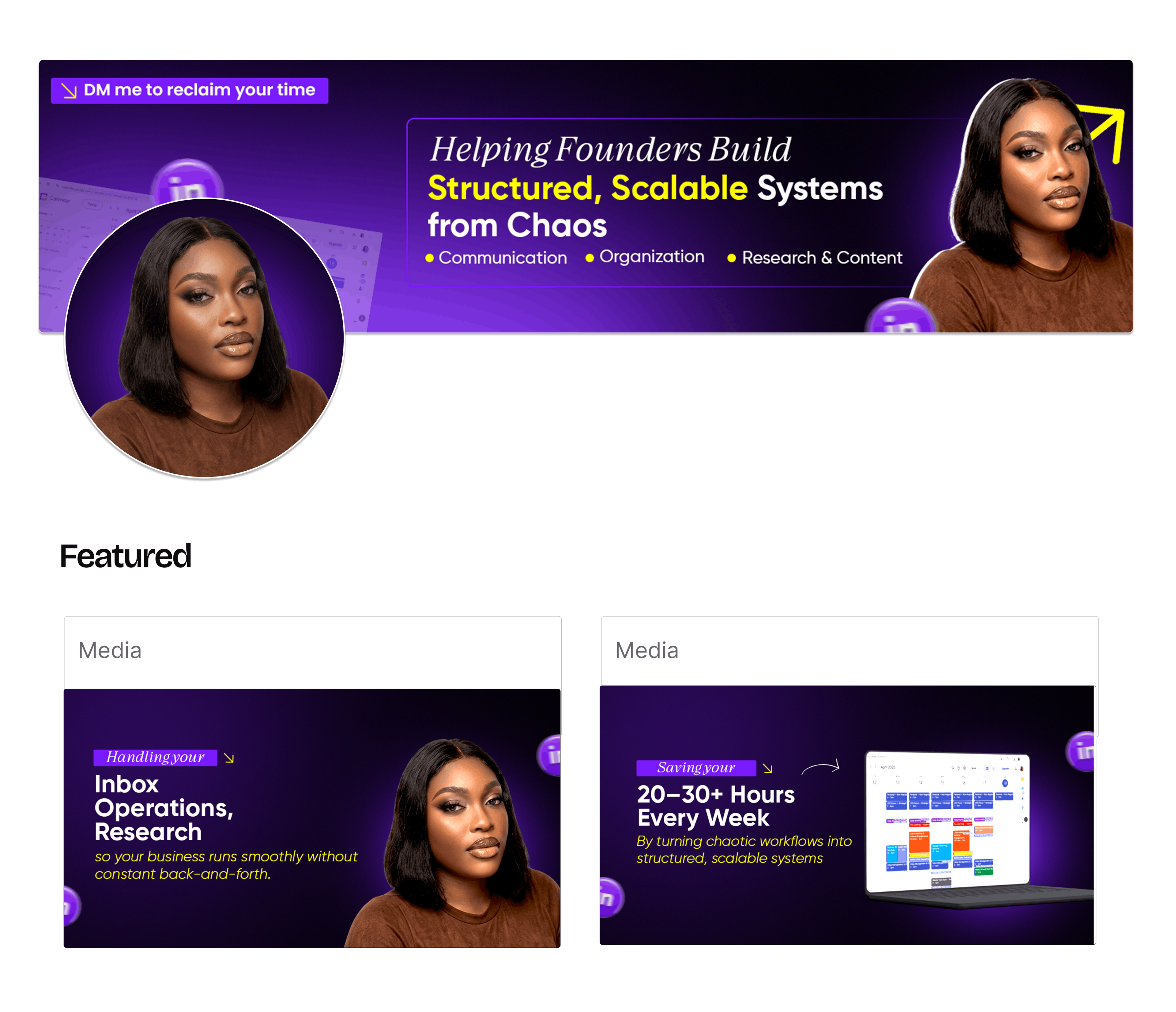 Profile showcase 2